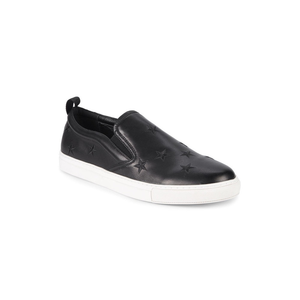 [Russell Park] Davide Star Leather Slip-On Sneaker